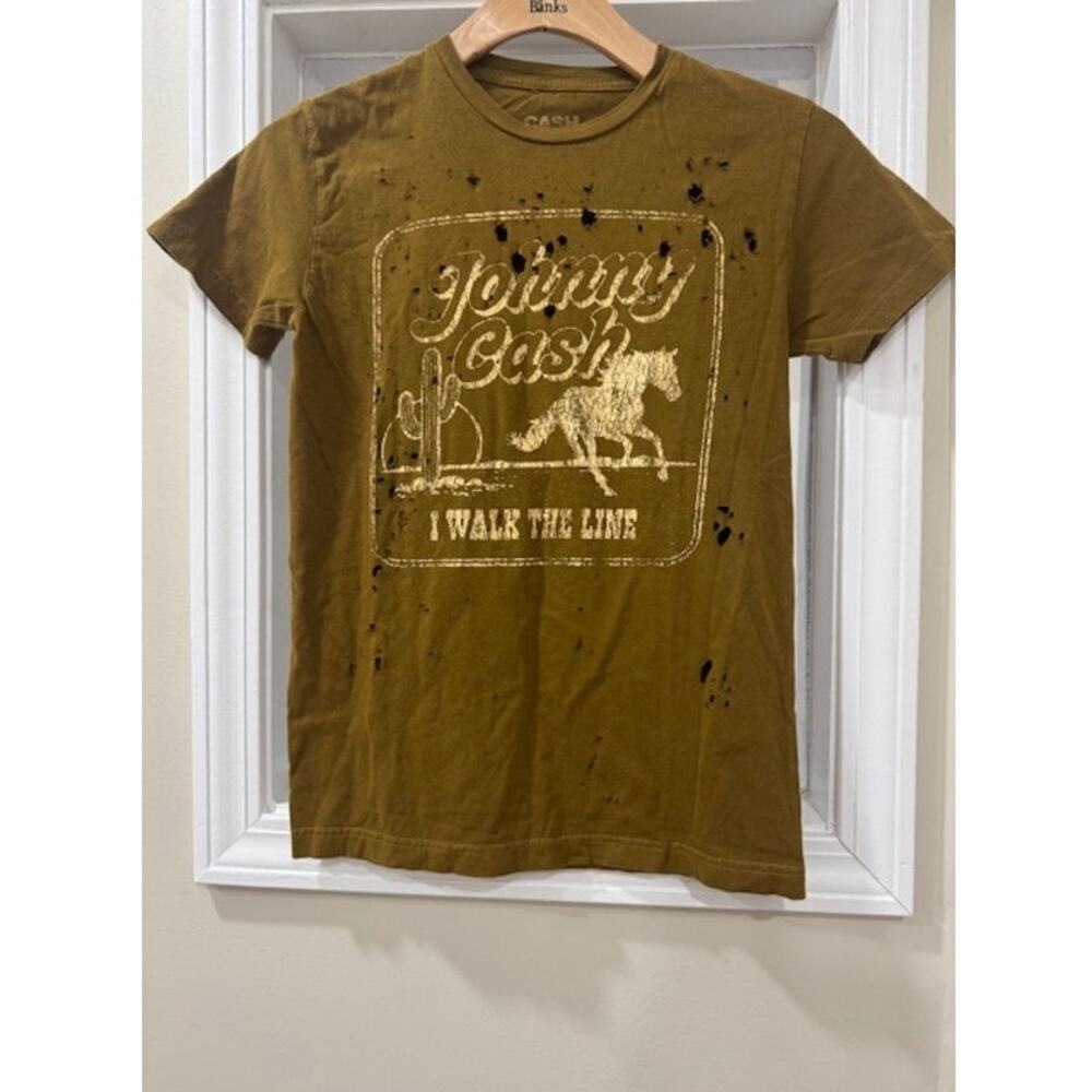 Johnny Cash Distressed Tshirt